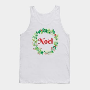 Noël Christmas Wreath Tank Top